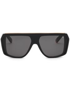 Philipp Plein lunettes de soleil à monture rectangulaire - Noir