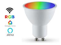QNECT Slimme Wi-Fi LED GU10 lamp - RGB
