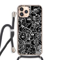 Vexx Black City : iPhone 11 Pro Max Transparant Hoesje met koord