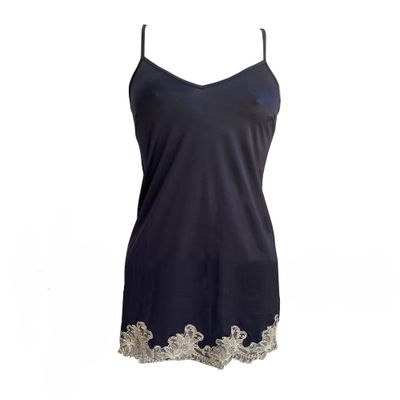 AMBRA lingerie Titanium Nachtjurkkkort Blauw 8433 AMBRA lingerie Titanium Nachtjurkkkort Blauw 8433