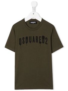 DSQUARED2 KIDS t-shirt à imprimé graffiti - Vert