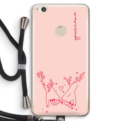 Best Friends: Huawei Ascend P8 Lite (2017) Transparant Hoesje met koord