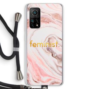 Feminist: Xiaomi Mi 10T 5G Transparant Hoesje met koord