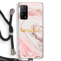 Feminist: Xiaomi Mi 10T 5G Transparant Hoesje met koord