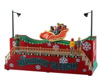 Kerstdorpminiatuur The Runaway Sleigh 16x36x27 cm - Lemax