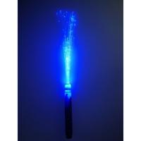 Fiber LED licht stick - blauw - Lichtgevende feestartikelen - Light sticks - 40 cm