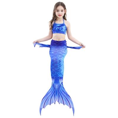 3 stuks / Sets kinderen zwemmen zeemeermin staarten Bikini Cosplay zeemeermin badmode grootte: 150