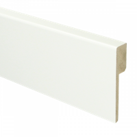 MDF Renovatieplint modern 90x18 voorgelakt RAL9016 - lengte 240cm MDF Renovatieplint modern 90x18 voorgelakt RAL9016 - lengte 240cm