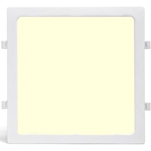 LED Paneel - Downlight - Aigi - Warm Wit 3000K - 24W - 30x30 - Inbouw - Vierkant - Wit - Flikkervrij