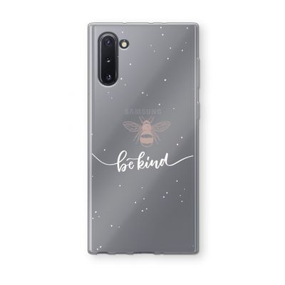 Be(e) kind: Samsung Galaxy Note 10 Transparant Hoesje