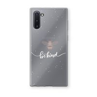 Be(e) kind: Samsung Galaxy Note 10 Transparant Hoesje