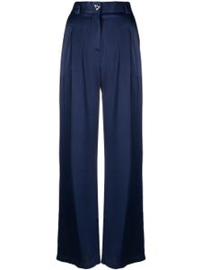 AERON pantalon palazzo à pinces - Bleu