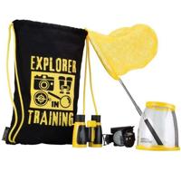 Outdoor ontdekkingsset - NATIONAL GEOGRAPHIC - 3x30 verrekijker, 2x/5x vergrootglas, kompas