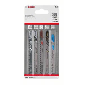 Bosch Accessories 2608667856 Decoupeerzaagbladenset Allrounder, 5-delig 5 stuk(s)