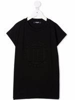 Balmain Kids t-shirt à logo embossé - Noir - thumbnail