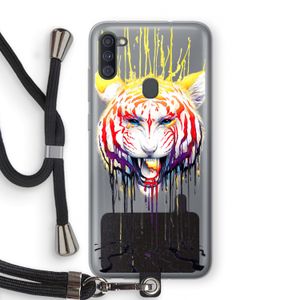 Fading: Samsung Galaxy A11 Transparant Hoesje met koord