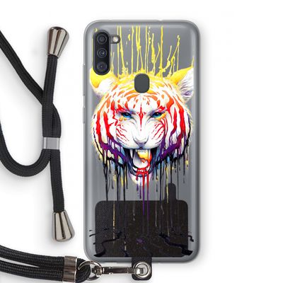 Fading: Samsung Galaxy A11 Transparant Hoesje met koord
