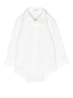 Il Gufo body boutonné à col pointu - Blanc