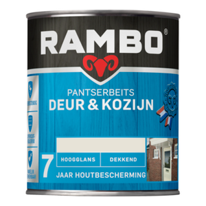 Rambo Pantserbeits Deur & Kozijn Hoogglans Dekkend 750 ml - Rijtuiggroen
