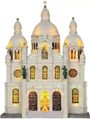 Lemax europe cathedral verlichte facade 2014