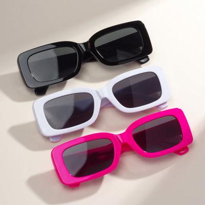 3pcs Kids Fashion Square Fashion Glasses Multicolor1 / 1pcs Pink
