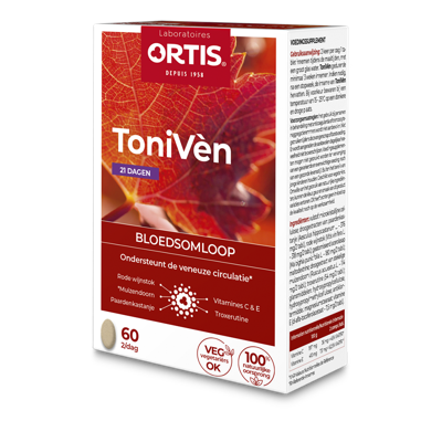 Ortis Bloedcirculatie Toniven 60Tabletten