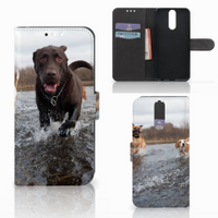Huawei Mate 10 Lite Telefoonhoesje met Pasjes Honden Labrador - thumbnail