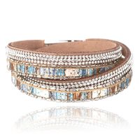 Multicolor dames armband met steentjes