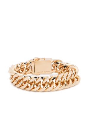 Kenneth Jay Lane bracelet en maillons épais - Or