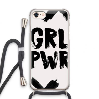 Girl Power #2: iPhone 7 Transparant Hoesje met koord