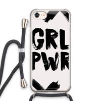 Girl Power #2: iPhone 7 Transparant Hoesje met koord