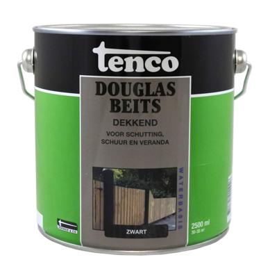Douglas beits dekkend zwart 2,5l verf/beits - Tenco