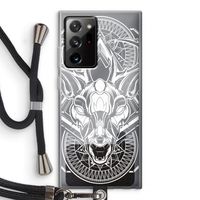 Oh Deer: Samsung Galaxy Note 20 Ultra / Note 20 Ultra 5G Transparant Hoesje met koord