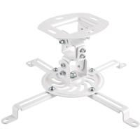LogiLink BP0057 Beamer-plafondbeugel Plafondhouder, In hoogte verstelbaar, Kantelbaar en zwenkbaar Afstand vloer-plafond (max.): 150 mm Wit LogiLink BP0057 Beamer-plafondbeugel Plafondhouder, In hoogte verstelbaar, Kantelbaar en zwenkbaar Afstand vloer-plafond (max.): 150 mm Wit