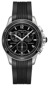 Horlogeband Certina C603019213 Rubber Zwart