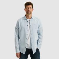 Pme Legend Long Sleeve Shirt Cotton Linen 2 T Overhemd 5040 - Placid Blue