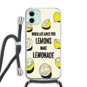 Lemonade: iPhone 11 Transparant Hoesje met koord