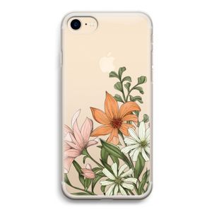 Floral bouquet: iPhone 7 Transparant Hoesje