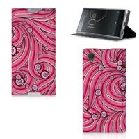 Sony Xperia L1 | Bookcase | Swirl Pink