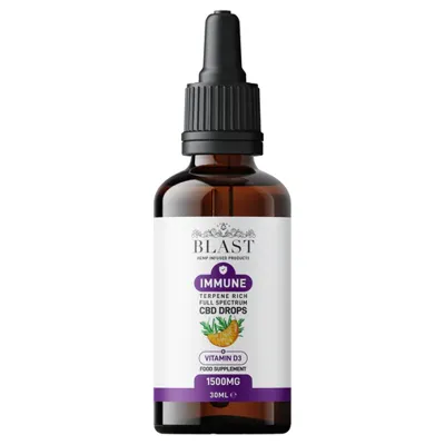 Blast CBD tinctuur Immune met Vitamine D - 30 ml
