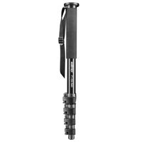 Walimex FT-1502 Monopod 1/4 inch Werkhoogte: 51 - 177 cm Zwart Incl. tas - thumbnail