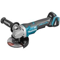 Makita haakse accu slijpmachine - DGA508ZJ - 18V - 125mm - excl. accu en lader - met veiligheidsschakelaar - in Mbox
