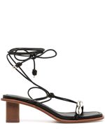 Ulla Johnson sandales Nicolette 90 mm en cuir - Noir - thumbnail