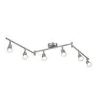 Plafondlamp 6 spots geborsteld staal Nordlux &apos;Avenue&apos; LED plafondlamp