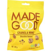 Made Good Granola minis chocolate banana bio