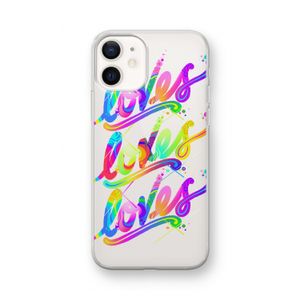 Loves: iPhone 12 mini Transparant Hoesje