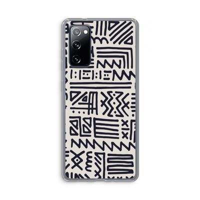 Marrakech print: Samsung Galaxy S20 FE / S20 FE 5G Transparant Hoesje