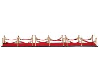 Red carpet, set of 7 - Lemax