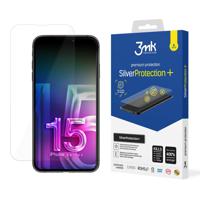 iPhone 15 Plus 3MK SilverProtection+ Antimicrobiële Screenprotector - Doorzichtig - thumbnail