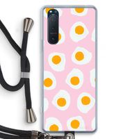 Dancing eggs: Sony Xperia 5 II Transparant Hoesje met koord